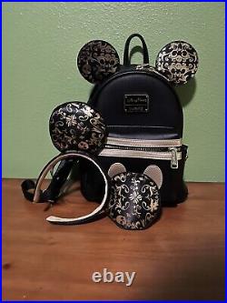 Loungefly Pirates of the Caribbean 50th anniversary mini backpack/matching ears