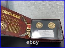 Master Replica Pirates Of The Caribbean Cursed Aztec Gold Coin set of 2