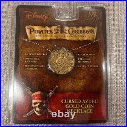 Master Replica Pirates of the Caribbean Aztec Gold Coin Necklace Disney Licensed