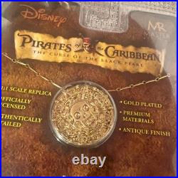 Master Replica Pirates of the Caribbean Aztec Gold Coin Necklace Disney Licensed