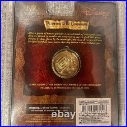 Master Replica Pirates of the Caribbean Aztec Gold Coin Necklace Disney Licensed