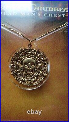 Master Replicas Pirates Of The Caribbean Aztec Coin Necklace Elizabeth UNUSED
