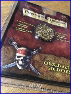 Master Replicas Pirates Of The Caribbean Cursed Aztec Gold Coin Medal