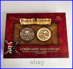 Master Replicas Pirates of the Caribbean Cursed Aztec Gold Coin Set Rare