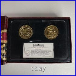Master Replicas Pirates of the Caribbean Cursed Aztec Gold Coin Set Rare