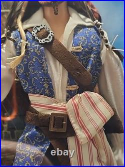 Mattel Barbie Capt Jack Sparrow Pirates of the Caribbean Pink Label 2010 NIB