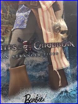 Mattel Barbie Capt Jack Sparrow Pirates of the Caribbean Pink Label 2010 NIB