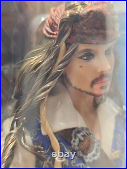 Mattel Barbie Capt Jack Sparrow Pirates of the Caribbean Pink Label 2010 NIB
