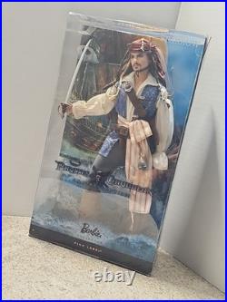 Mattel Barbie Capt Jack Sparrow Pirates of the Caribbean Pink Label 2010 NIB
