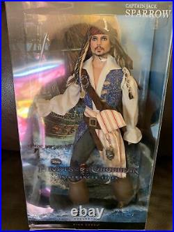 Mattel Pirates Of The Caribbean Ken Barbie Doll Captain Jack Sparrow