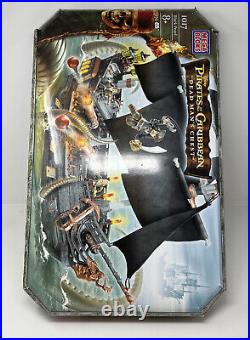 Mega Bloks 1017 Pirates of the Caribbean Dead Man's Chest Black Pearl SEALED BOX