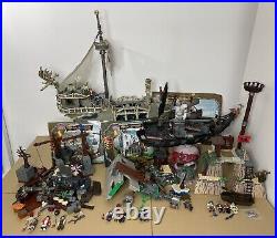 Mega Bloks Dread Eye's Ghost Ship Pirates of the Caribbean Huge Collection