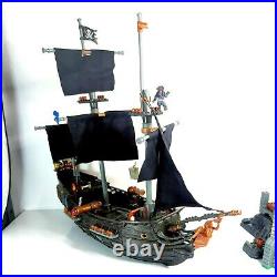 Mega Bloks Pirates Of The Caribbean Black Pearl Ship, Minifigures, Playsets Lot