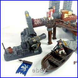 Mega Bloks Pirates Of The Caribbean Black Pearl Ship, Minifigures, Playsets Lot