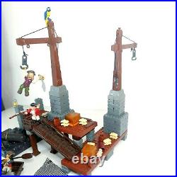 Mega Bloks Pirates Of The Caribbean Black Pearl Ship, Minifigures, Playsets Lot