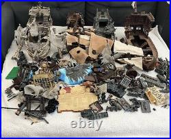 Mega Bloks Pirates of The Caribbean Flying Dutchman & 3 Other Ships Huge PARTS