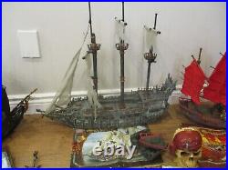 Mega Bloks Pirates of the Caribbean lot of Empress Flying Dutchman Black Pearl