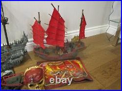 Mega Bloks Pirates of the Caribbean lot of Empress Flying Dutchman Black Pearl