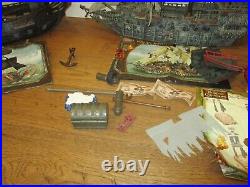 Mega Bloks Pirates of the Caribbean lot of Empress Flying Dutchman Black Pearl