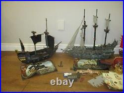 Mega Bloks Pirates of the Caribbean lot of Empress Flying Dutchman Black Pearl