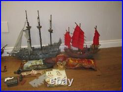 Mega Bloks Pirates of the Caribbean lot of Empress Flying Dutchman Black Pearl