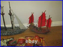 Mega Bloks Pirates of the Caribbean lot of Empress Flying Dutchman Black Pearl