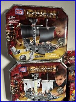 Mega Bloks Pirates of the Caribbean, sets 1069 1070 1039 1048 1079 All new