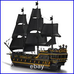 Mould King 13186 Pirates of the Caribbean Large Black Pearl Model Ship Kit NEW