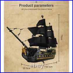 Mould King 13186 Pirates of the Caribbean Large Black Pearl Model Ship Kit NEW