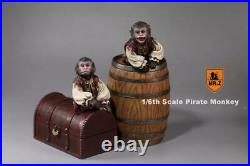 Mr. Z 1/6 Pirates of the Caribbean Pirate Monkey Animal Figure Set Model IN STOCK