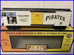 Mth Railking Pittsburgh Pirates Roberto Clemente Box Car 30-74422! Mlb Baseball