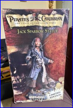NECA Disney Pirates of the Caribbean Limited Edition Jack Sparrow 18 Statue NIB NECA Disney Pirates of the Caribbean Limited Edition Jack Sparrow 18 Statue NIB