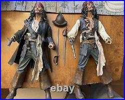 NECA Jack Sparrow 18 Talking Figure Pirates of the Caribbean Disney Depp lot