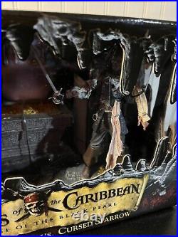 NECA Pirates Of The Caribbean 6 Inch Cursed Figure Set Barbossa vs Sparrow MISB