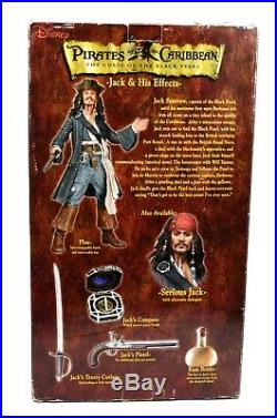 NECA Pirates of The Caribbean 18 Motion Sound Capt Jack Sparrow (Smiling)