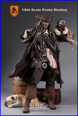 NEW 1/6 Pirates of the Caribbean monkey Wood wine Treasure Chest HOT FIGURE TOYS