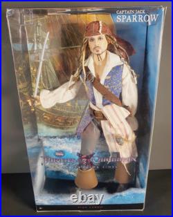 NEW 2010 Barbie Captain Jack Sparrow Pirates of the Caribbean Pink Label T7654
