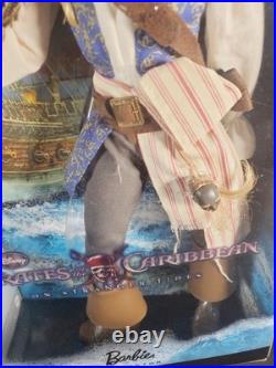NEW 2010 Barbie Captain Jack Sparrow Pirates of the Caribbean Pink Label T7654