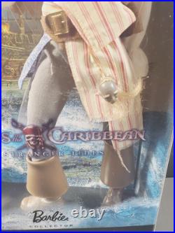 NEW 2010 Barbie Captain Jack Sparrow Pirates of the Caribbean Pink Label T7654