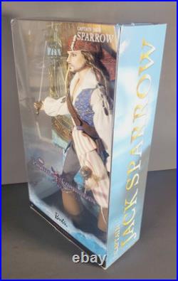 NEW 2010 Barbie Captain Jack Sparrow Pirates of the Caribbean Pink Label T7654