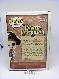 NEW Disney Park FUNKO POP PIRATES OF THE CARIBBEAN JOLLY ROGER #258 Exclusive