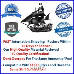 NEW Pirate Ship 4184 Pirates of the Caribbean Black Pearl Ship Complete Set