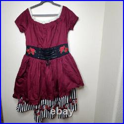 NWT Disney Parks Dress Shop The Redd Pirates Of The Caribbean Women's Dress XL