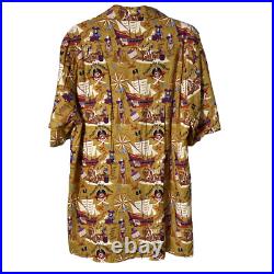 NWT Disney Pirates of the Caribbean Button Down Shirt Sz L Wonderground Gallery