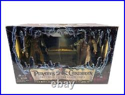 Neca Pirates of the Caribbean Cursed Barbossa vs Cursed Jack Sparrow Box Set