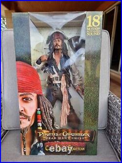 Neca Pirates of the Caribbean Jack Sparrow Figure 18inch motion activated sound