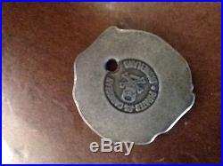New 60s Disney Disneyland Pirates of The Caribbean Metal Doubloon Coin Souvenir