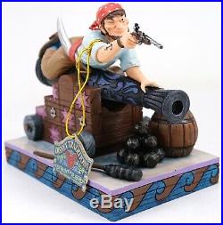 New Disney D23 Pirates Of The Caribbean Jim Shore Pirate On Cannon Figurine