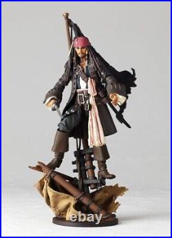 Original KAIYODO Pirates of the Caribbean Revoltech Jack Sparrow Action Figures