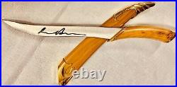 Orlando Bloom Signed The Pirates of the Caribbean Replica Knife Beckett Witness